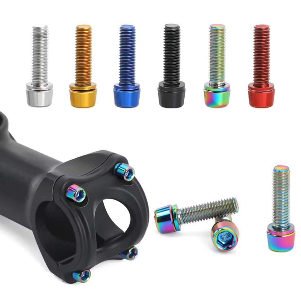 Handlebar Riser Stem - Conjunto de 6 Parafusos para Guidão