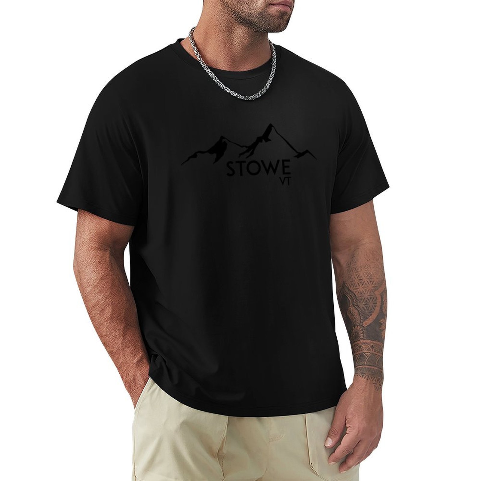Mountain Biking Vermont - Camiseta STOWE VERMONT para esqui de