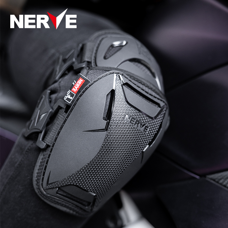 Mountain Biking Knee And Elbow Pads - Nerve motocicleta joelheiras motocross guardas proteção