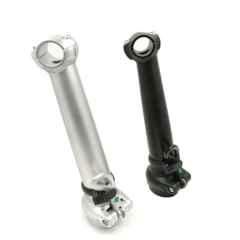 Handlebar Riser Stem - 412 haste de bicicleta dobrável 25.4mm-guiador