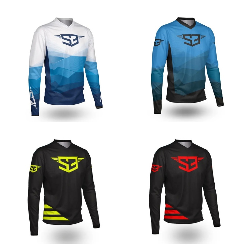 Mountain Biking Long Sleeve Shirt - Camisa de Motocross de Manga Longa
