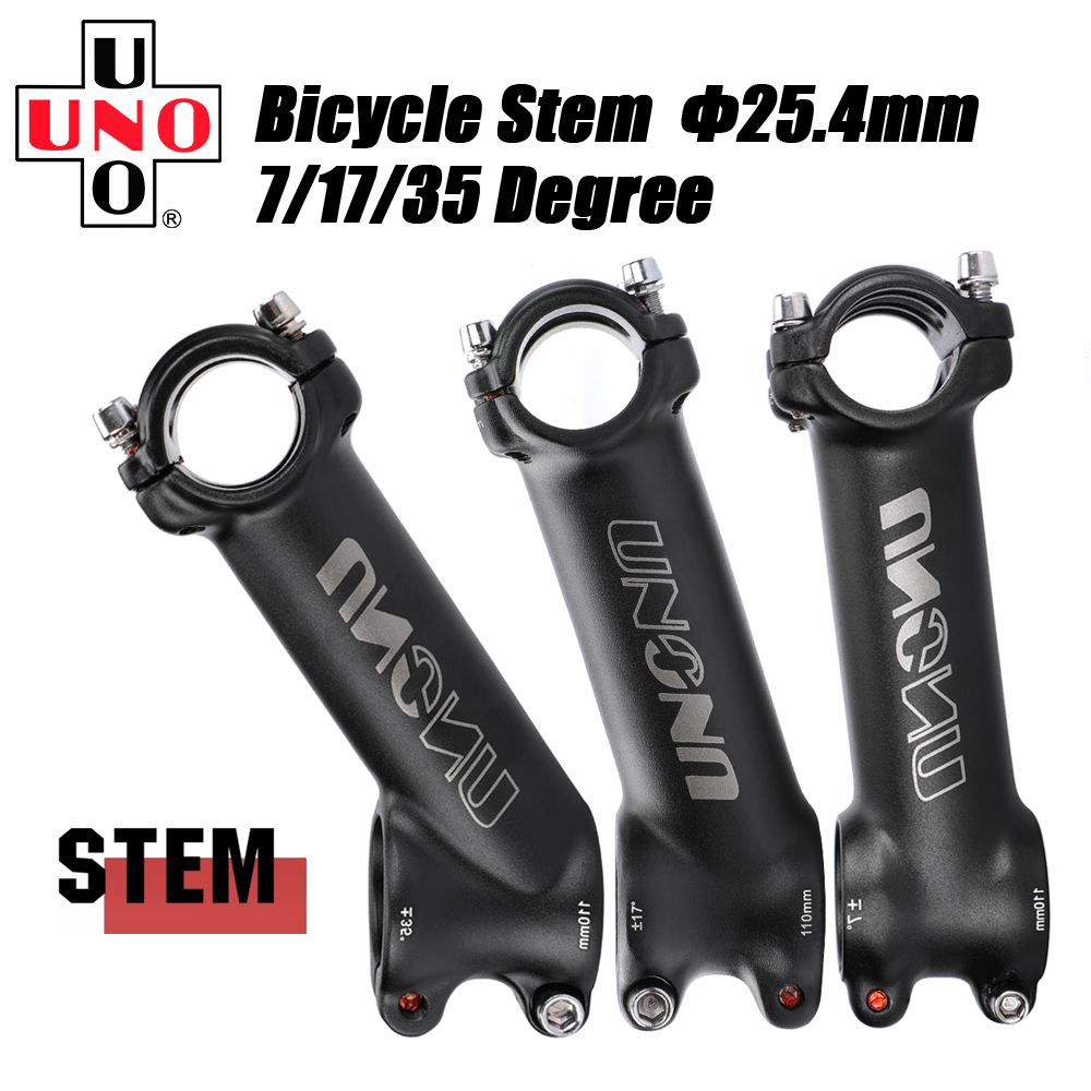 Handlebar Riser Stem - Uno 25.4mm haste mtb bicicleta guiador