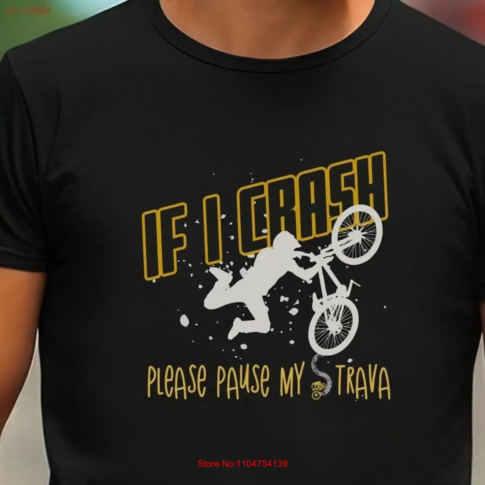 Mountain Biking App - Camiseta engraçada para mountain bike: Se