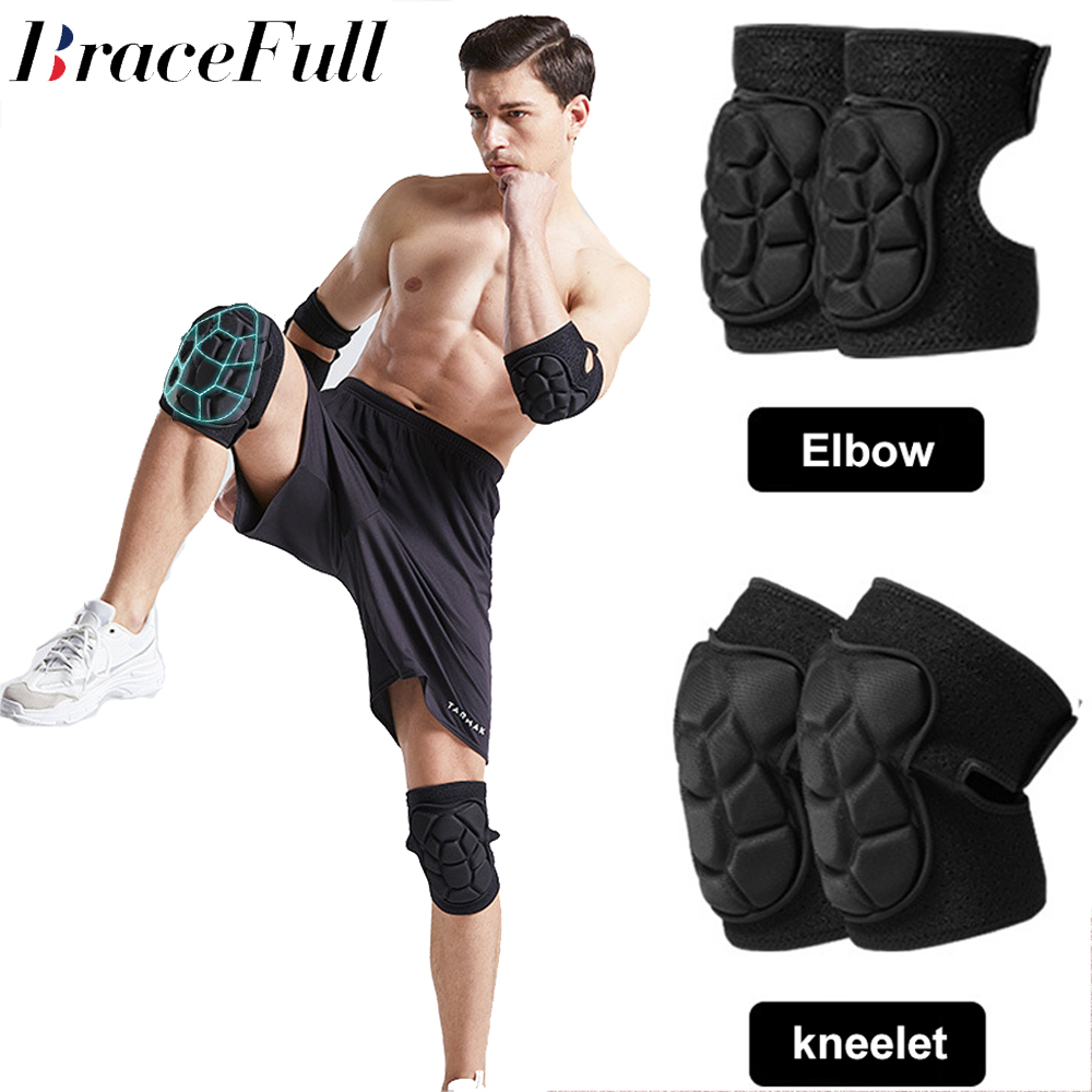 Mountain Biking Knee And Elbow Pads - 1 Par de Protetores de Joelho