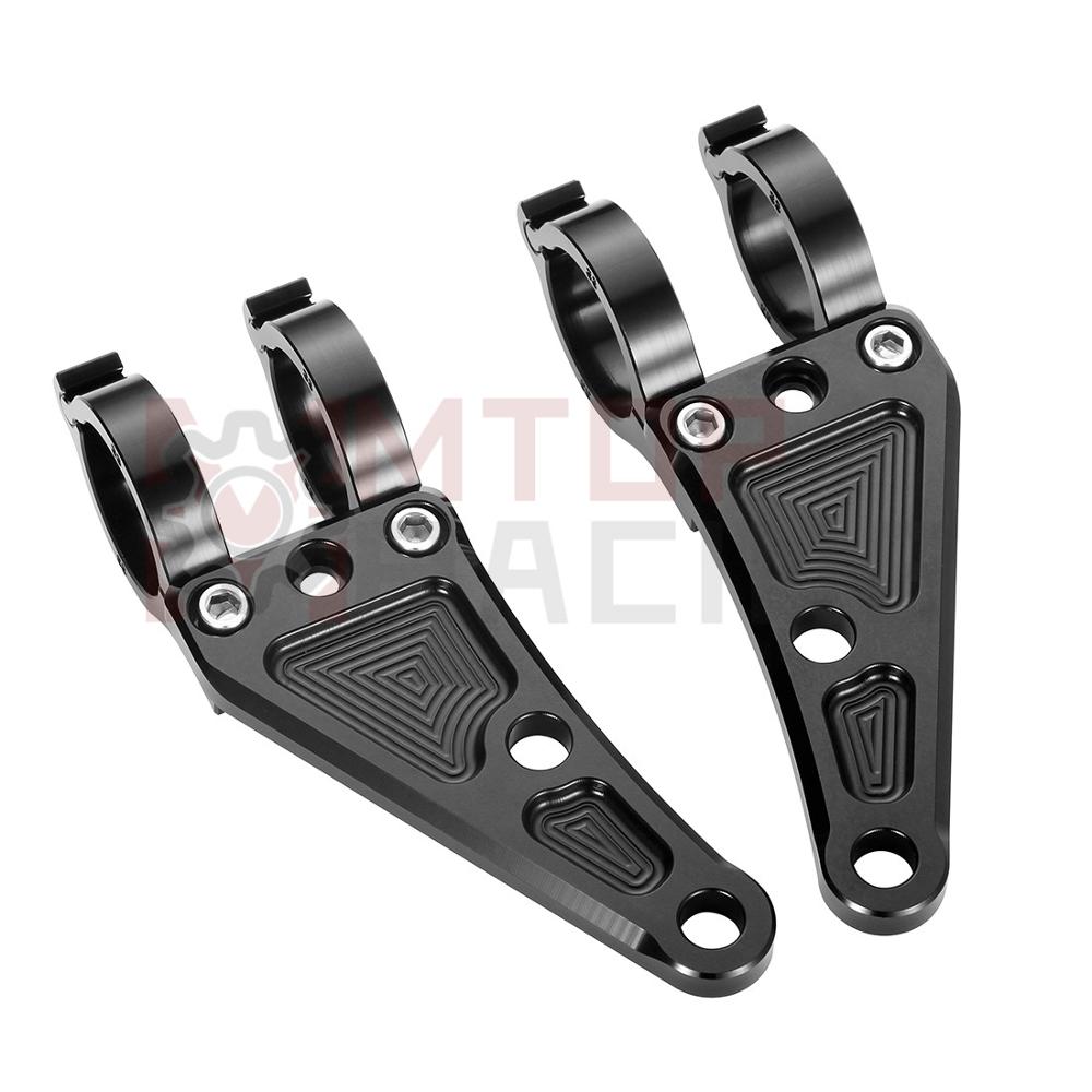 Mountain Biking Las Vegas - Motocicleta cnc farol suporte de montagem