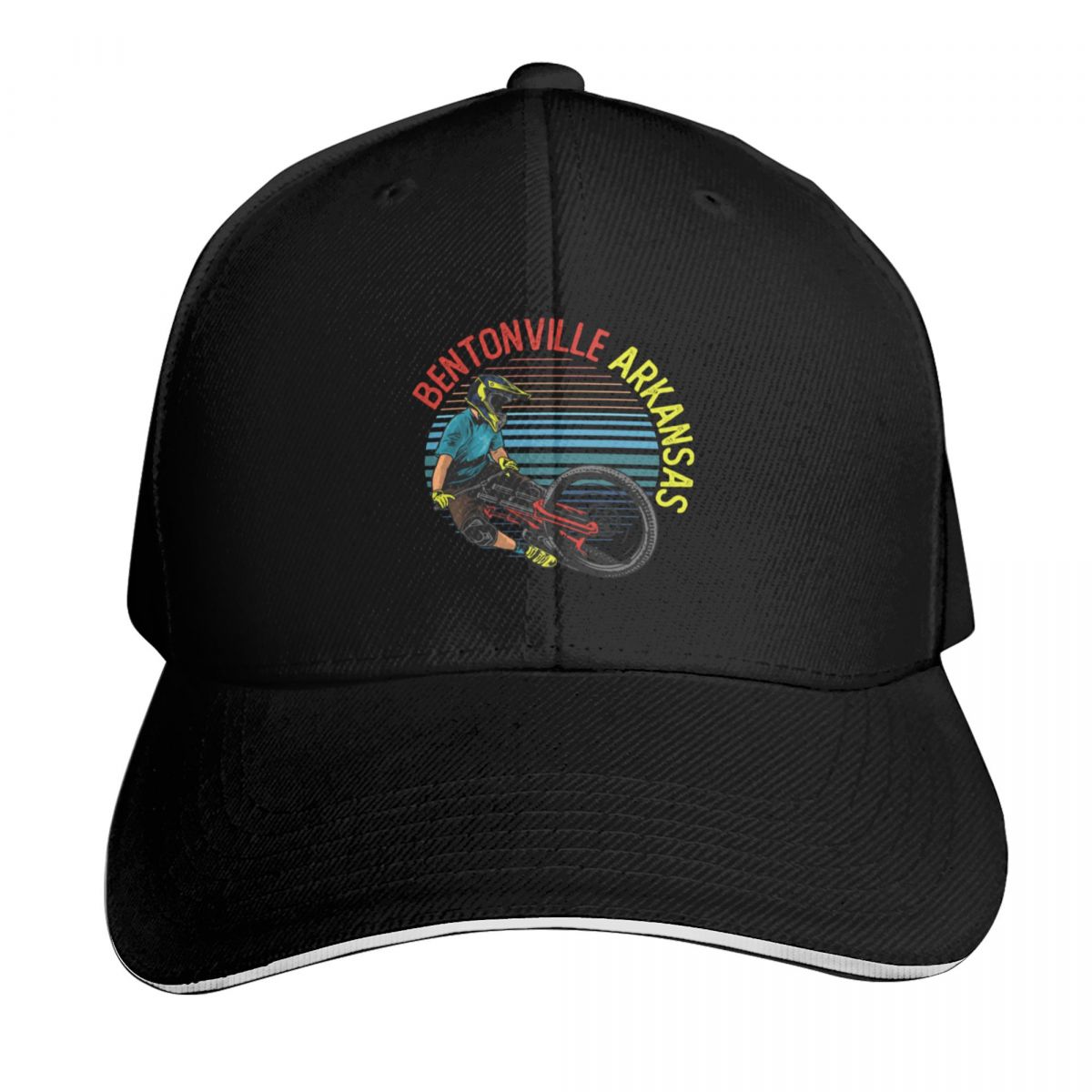 Mountain Biking Gifts For Him - Boné de beisebol vintage retro, com