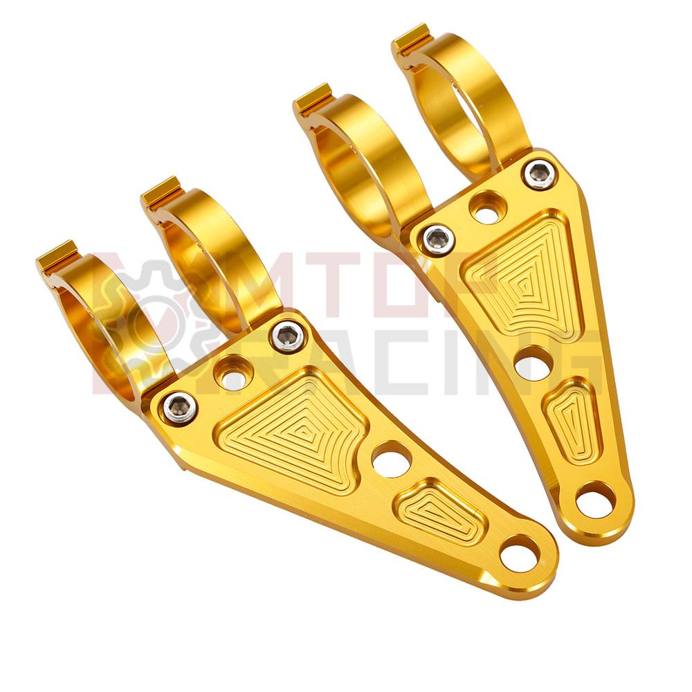 Mountain Biking Las Vegas - Motocicleta CNC Headlight Mount Bracket, Fork
