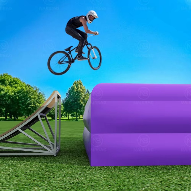 Mountain Biking Jumps - Airbag Esportivo para Bicicleta de Montanha,
