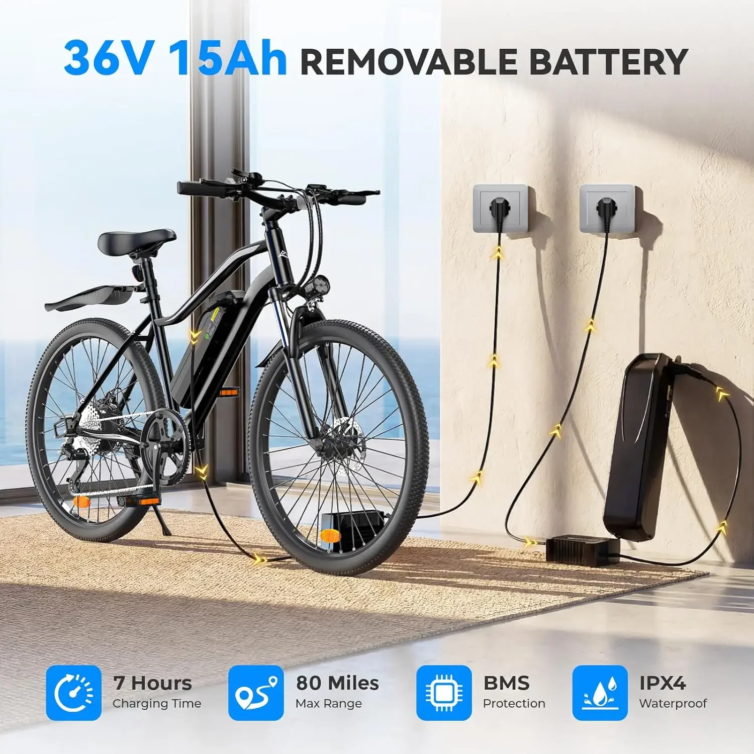 Bicicleta Elétrica de 26