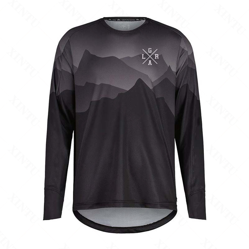Camiseta Masculina de Ciclismo - Mountain Biking Long Sleeve Shirt avaliação e preço