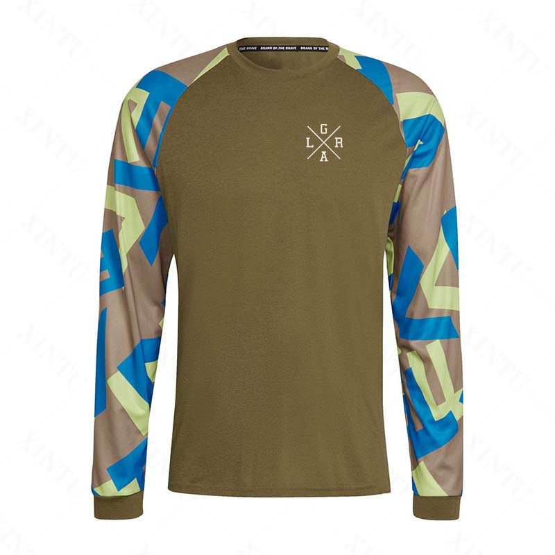Camiseta Masculina de Ciclismo - Mountain Biking Long Sleeve Shirt avaliação e preço
