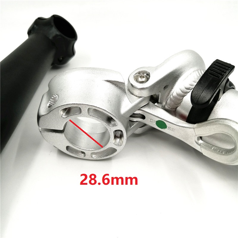 412 haste de bicicleta dobráve - Handlebar Riser Stem avaliação e preço