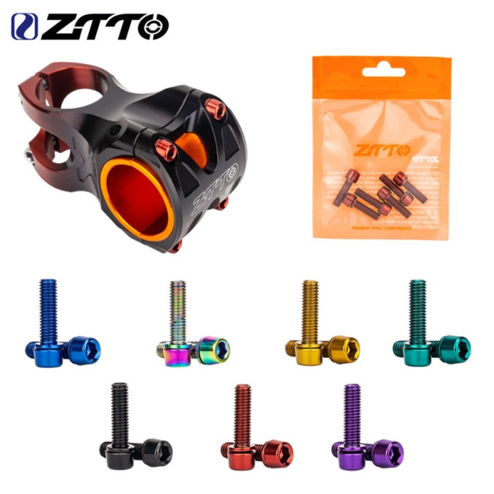 6 peças de parafusos coloridos - Handlebar Riser Stem avaliação e preço