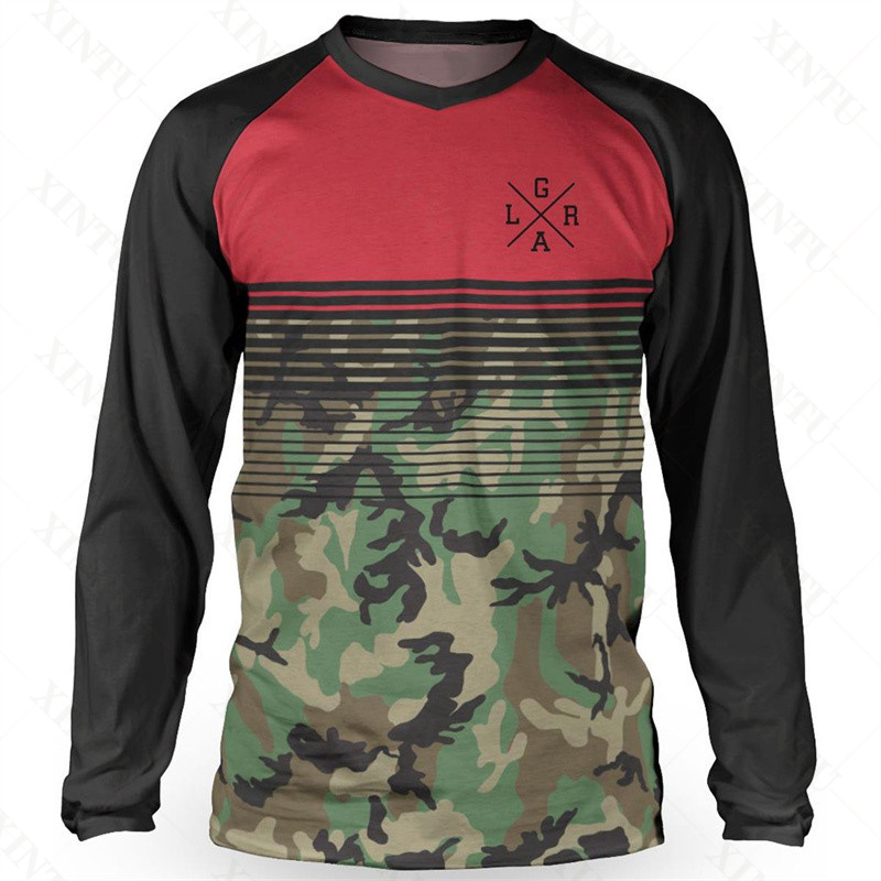 Camisa masculina solta piloto  - Mountain Biking Long Sleeve Shirt avaliação e preço