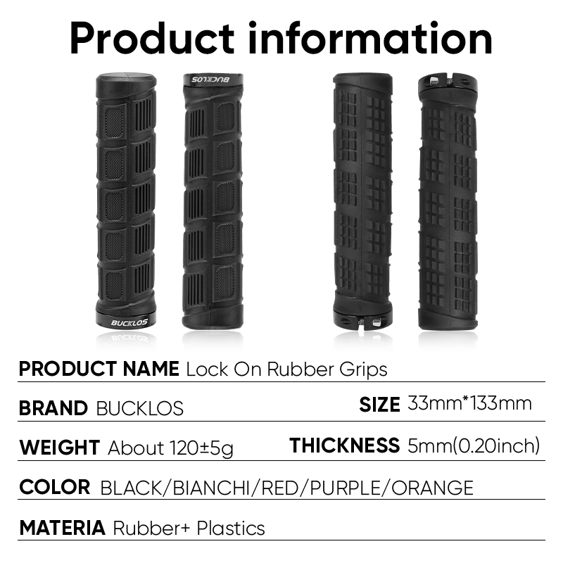 Bucklos apertos de guiador de  - Mtb Grip Lock On avaliação e preço