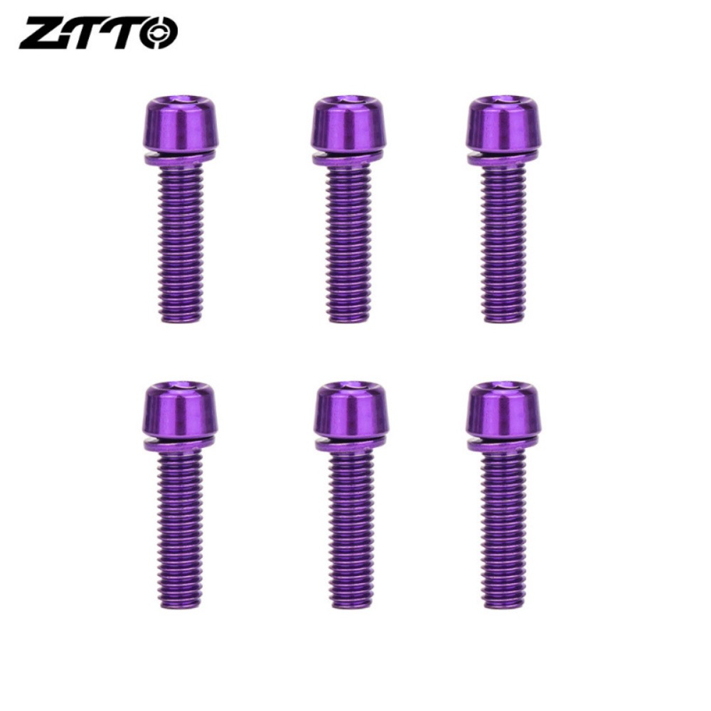 6 peças de parafusos coloridos - Handlebar Riser Stem avaliação e preço