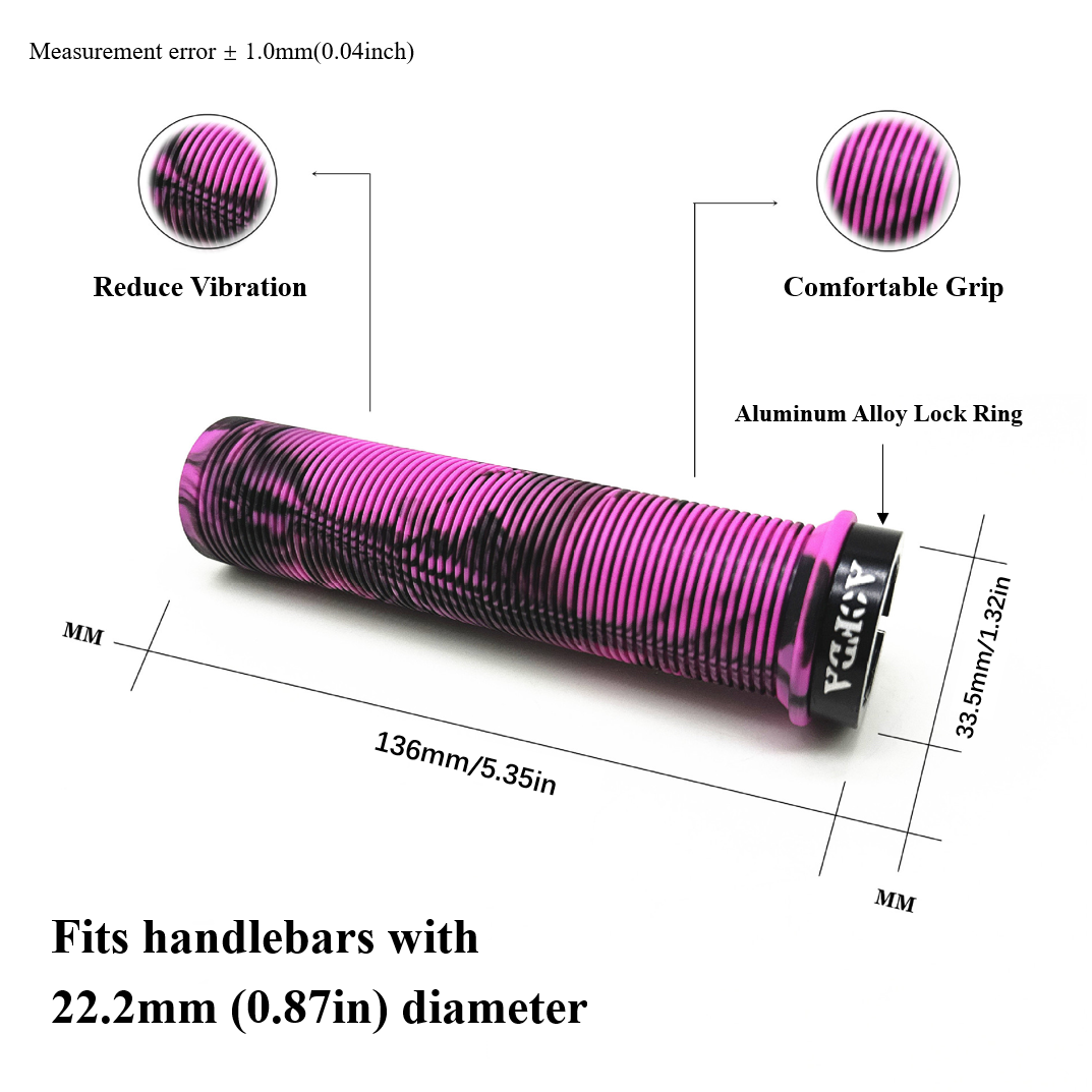 1 par de 22.2mm de bloqueio de - Mtb Grip Lock On avaliação e preço
